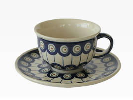 Cup and Saucer Peacock Range