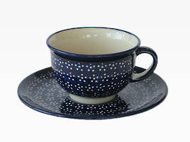 Cup and Saucer Sapphire Range
