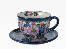 Cup and Saucer Poppy Range